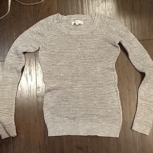 Silver/grey Loft sweater xs